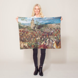 Couverture Polaire Procession au Calvaire, Pieter Bruegel