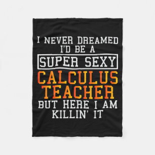 Couverture Polaire Professeur de calcul drôle professeur de mathémati