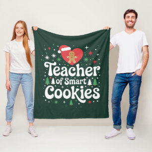 Couverture Polaire Professeur de Noël de Smart Cookies