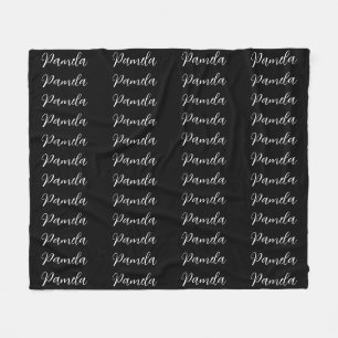 Couverture Polaire Professionnel Minimaliste Ajouter un nom personnal