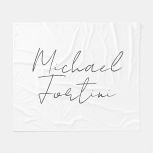 Couverture Polaire Professionnel minimaliste moderne gris blanc