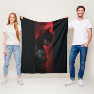 Couverture Polaire Profil Batman Red Bar