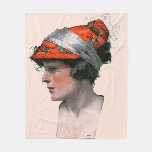 Couverture Polaire Profil de la femme (Devant)