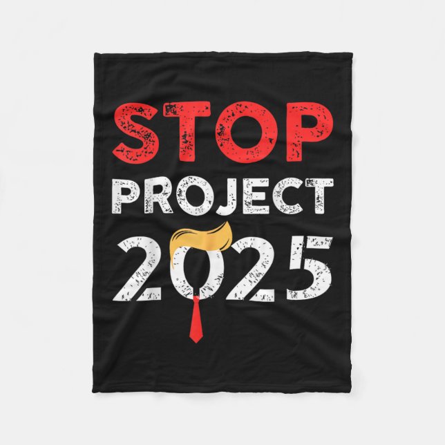 Couverture Polaire Projet Trump 2025 : un cadeau amusant contre Trump (Devant)