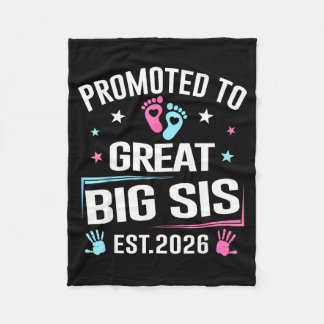 Couverture Polaire Promoted To Great Big Sis Est 2026 Pregnancy Annou