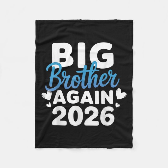 Couverture Polaire Promu À Big Brother Encore 2026 Tee 3e Baby An (Devant)