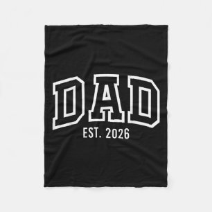 Couverture Polaire Promu À Papa Est 2026 Papa À Être Cadeaux Premier