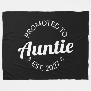 Couverture Polaire Promue Tatie Est 2027 Nouvelle Tante I