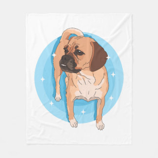 Couverture Polaire Propriétaire de chien Puggle Amateur de Puggles