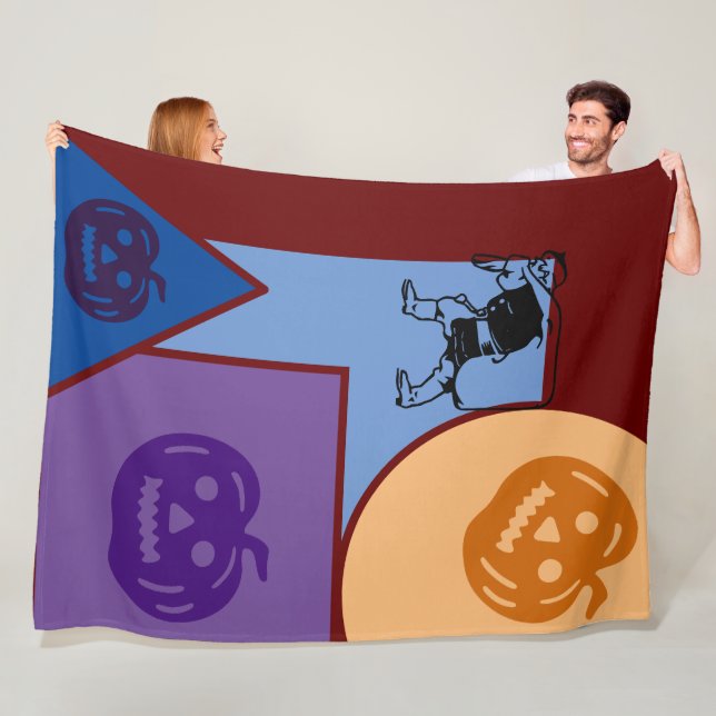Couverture Polaire Protège contre le froid glacé, SOMBRE(ROUGE, ORANG (En situation)