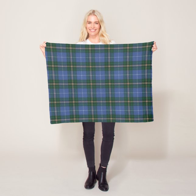 Couverture Polaire Province de la Nouvelle-Écosse Tartan original (En situation)