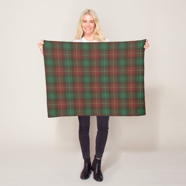 Couverture Polaire Province de l'Île-du-Prince-Édouard Tartan origina (En situation)