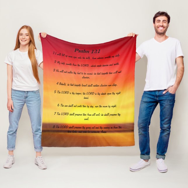 Couverture Polaire Psaume 121 (En situation)