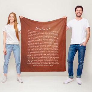 Couverture Polaire Psaume 91 pour la protection