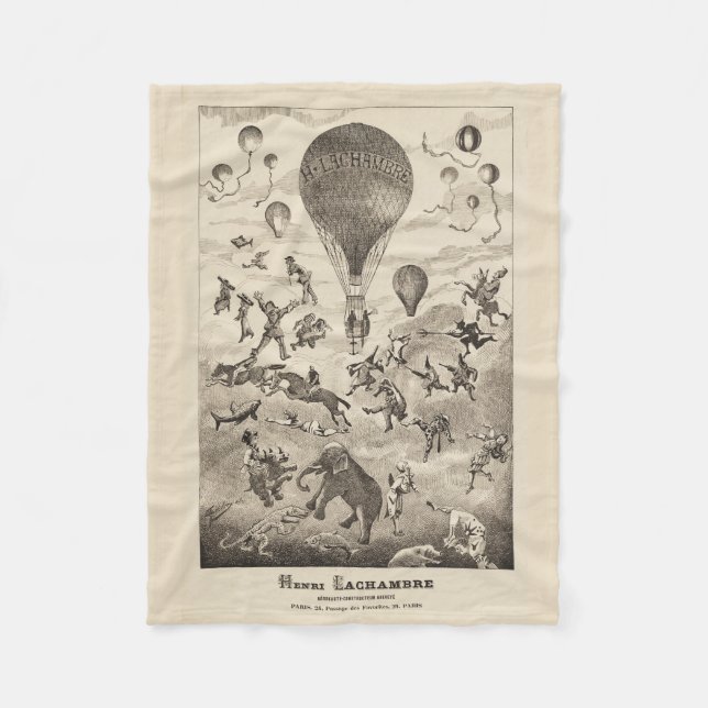 Couverture Polaire Publicité Française Pour Le Fabricant De Ballons (Devant)