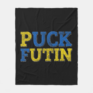 Couverture Polaire PUCK FUTIN I Se DRESSE Avec L'Ukraine