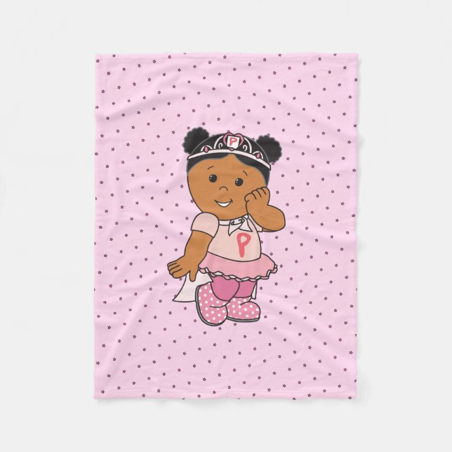 Couverture Polaire Puissance rose (Devant)