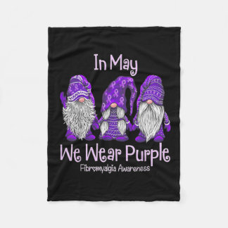 Couverture Polaire Puissions-Nous Porter Du Violet Pour Sensibiliser 