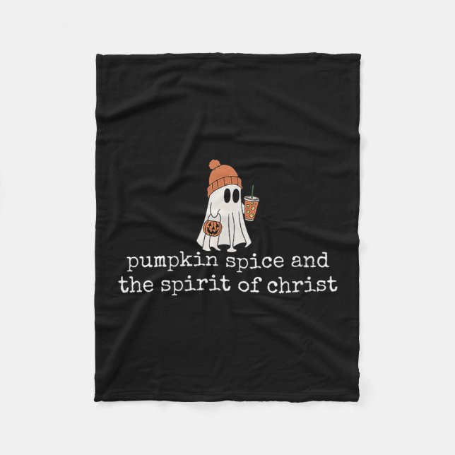 Couverture Polaire Pumpkin Sce And The Srit Of Christ Christian Hallo (Devant)