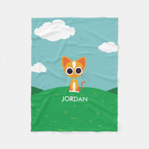 Couverture Polaire Purler le chat