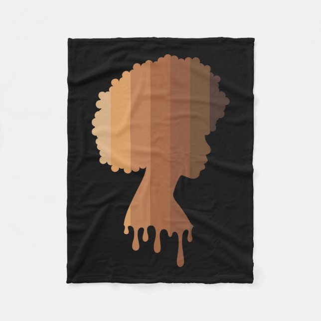 Couverture Polaire Queen Black Women Black History Mois Blm Juneteen (Devant)