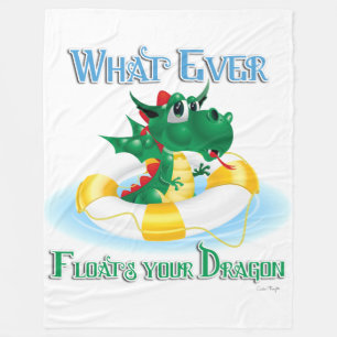 Couverture Polaire Quel Que Soit L'Amusant Qui Flotte Votre Dragon