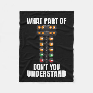 Couverture Polaire Quelle partie de Drag Racing ne comprenez pas