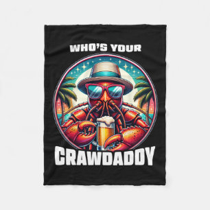 Couverture Polaire Qui est votre Crawdaddy drôle de bouillon de écrev