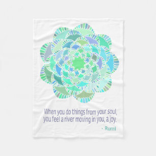 Couverture Polaire Quota de Mandala Rumi Joy