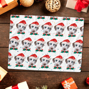 Couverture Polaire Race de chien dalmatien Noël