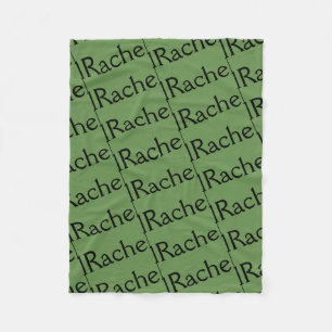 Couverture Polaire Rachel de noir orphelin, tapotement de répétitio
