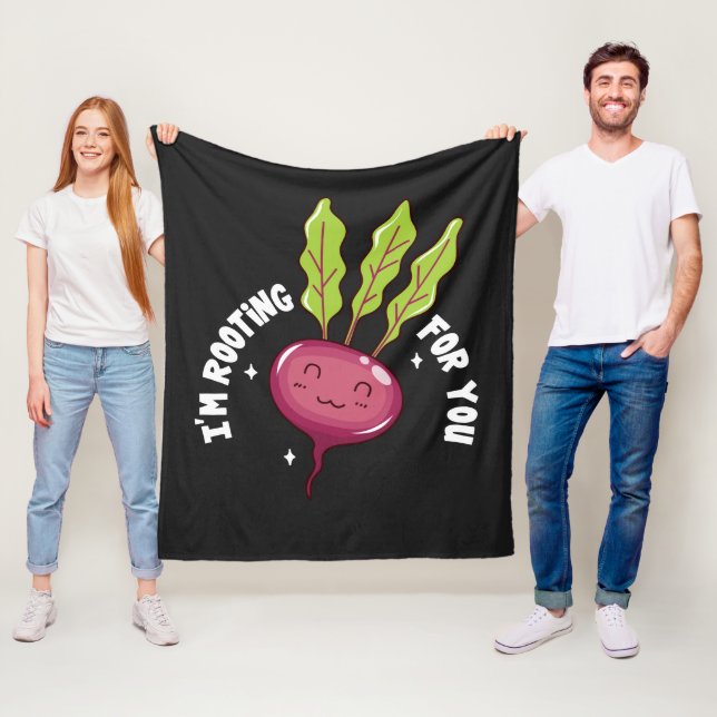 Couverture Polaire Racine pour toi Novelt Beet Gag (En situation)
