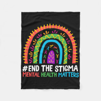 Couverture Polaire Rainbow End The Stigma Mental Health Problem Conna