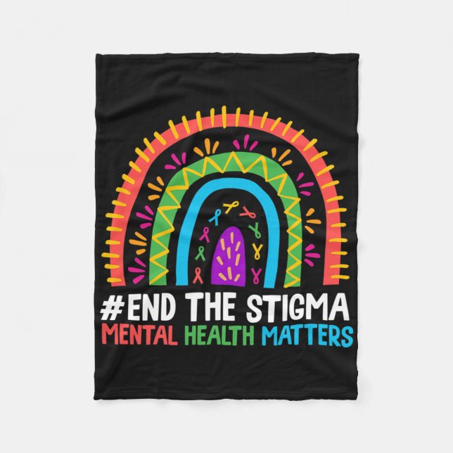 Couverture Polaire Rainbow End The Stigma Mental Health Problem Conna (Devant)