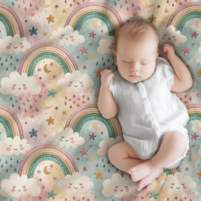 Couverture Polaire Rainbow Snuggle Blanket Gift for Baby’s Comfort (Rainbow Snuggle Blanket Gift for Baby’s Comfort)