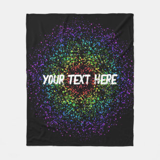 Couverture Polaire Rainbow Star Galaxy Void