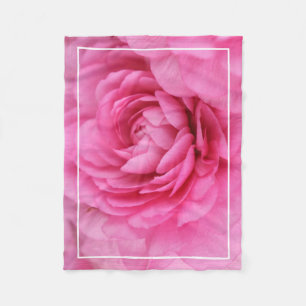 Couverture Polaire Ranunculus rose