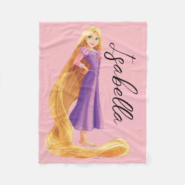 Couverture Polaire Rapunzel intrépide (Devant)