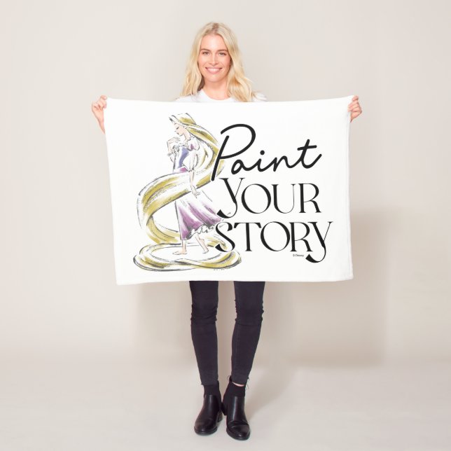Couverture Polaire Rapunzel | Peindre votre histoire (En situation)