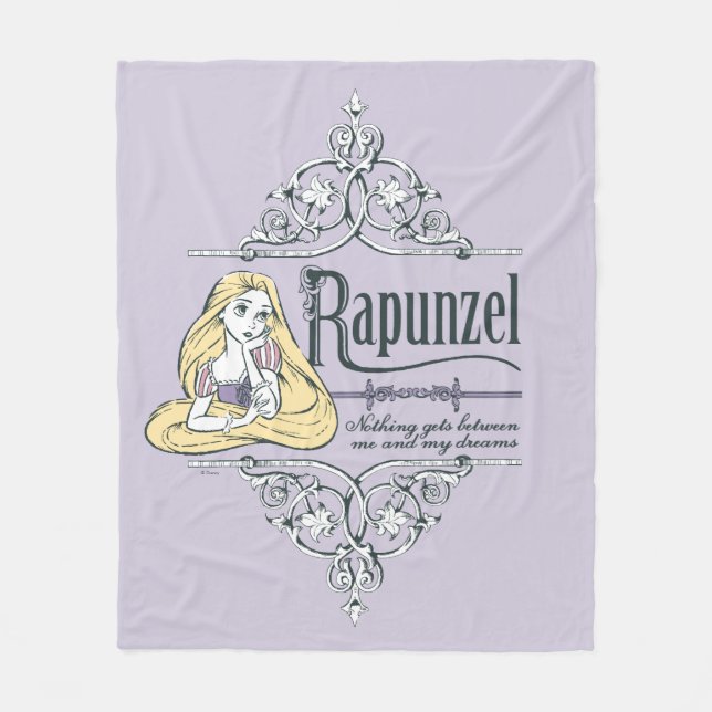 Couverture Polaire Rapunzel | Rien entre moi et mes rêves (Devant)