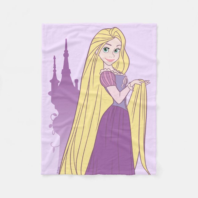 Couverture Polaire Rapunzel & Tower Graphic (Devant)
