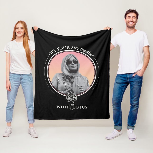 Couverture Polaire Rassemblez votre sh*t - Le Lotus Blanc (En situation)