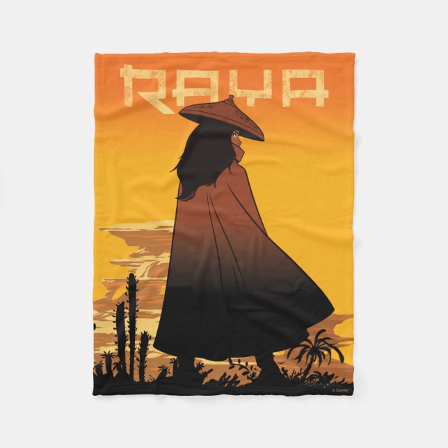 Couverture Polaire Raya Sunset Graphic (Devant)