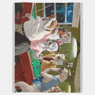 Couverture Polaire Rayé à l'aube