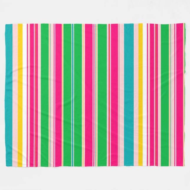 Couverture Polaire Rayures (Devant (Horizontal))
