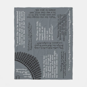 Couverture Polaire RBG - Ruth Bader Ginsburg - Devis