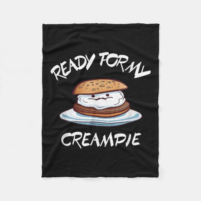 Couverture Polaire Ready For My Creame Funny  (Devant)
