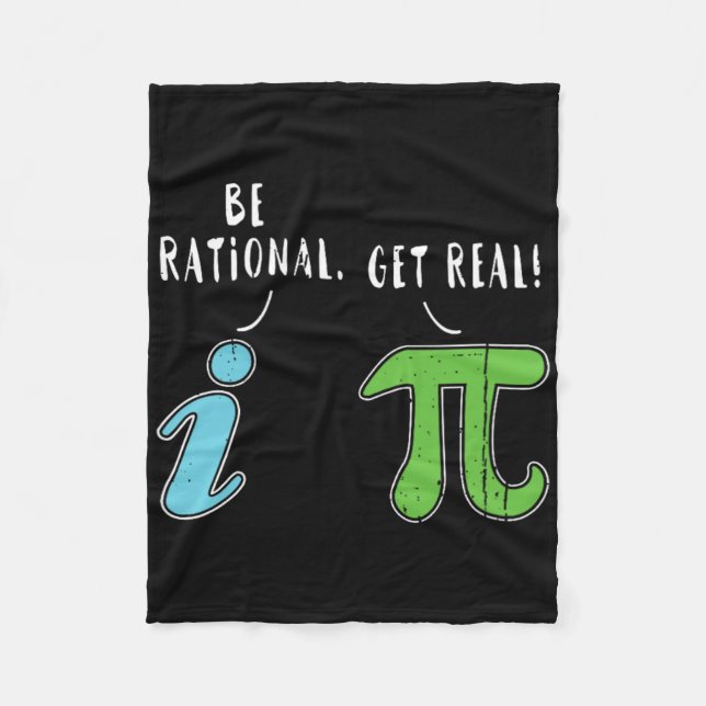 Couverture Polaire Real Be Rational Funny Math Mème Math Math Nerd Jo (Devant)