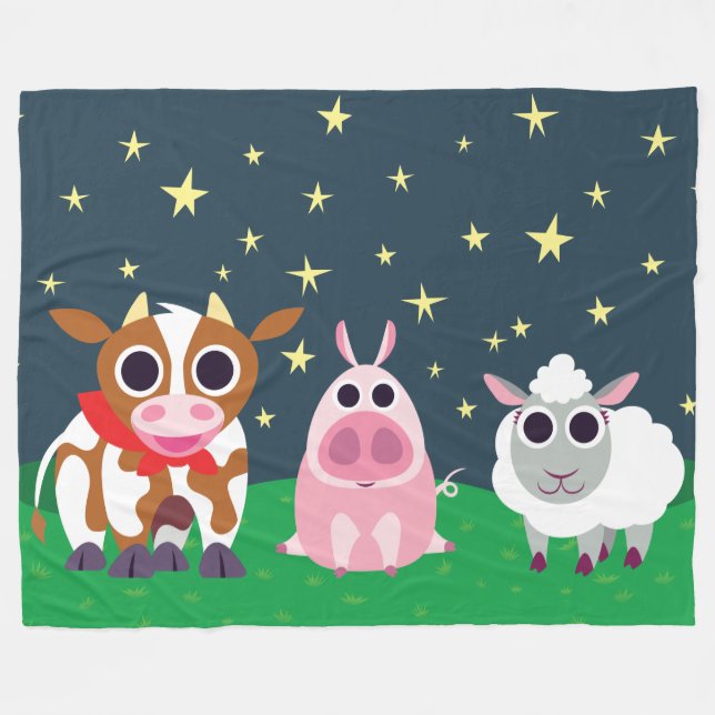 Couverture Polaire Reba, circonspect, et Lulu la nuit (Devant (Horizontal))