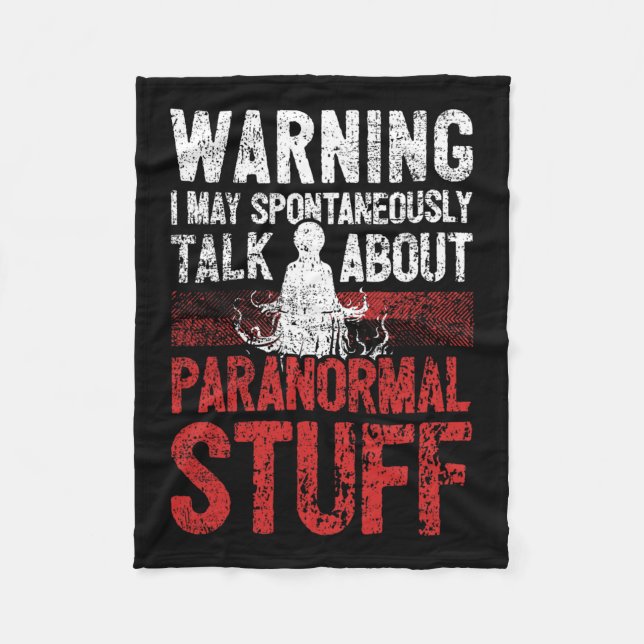 Couverture Polaire Recherche de fantômes Avertissement Paranormal Enq (Devant)